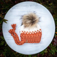 Luxe Line Classic Bonnet (Earthy Orange) | 6-12 Months