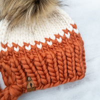Luxe Line Classic Bonnet (Earthy Orange) | 6-12 Months