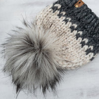 Classic Beanie (Granite/Wheat) | 3-6 Months