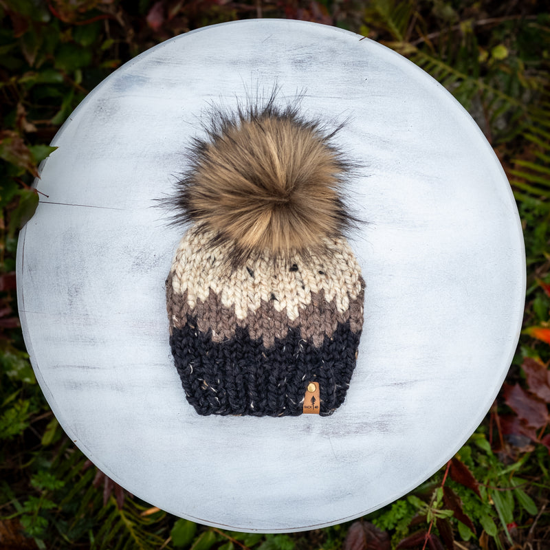 Ombre Beanie (Obsidian) | 3-6 Months