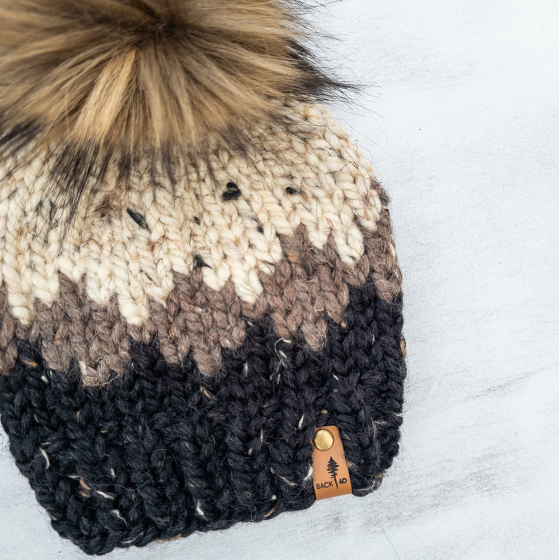 Ombre Beanie (Obsidian) | 3-6 Months