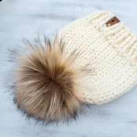 Classic Beanie (Ivory) | 3-6 Months