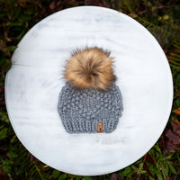 Etta Toque (Slate) | 0-3 Months