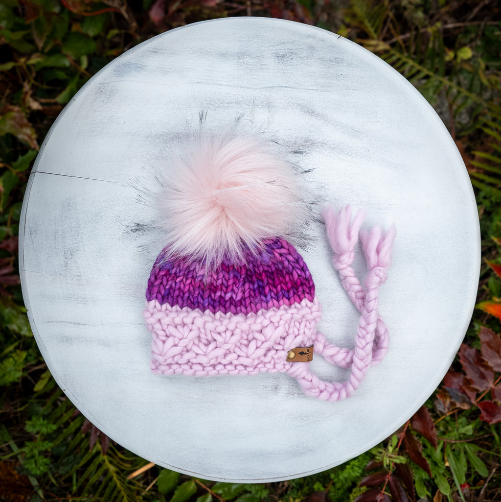 Luxe Line Crush Chapeau (Pink/Baya) | 0-3+ months