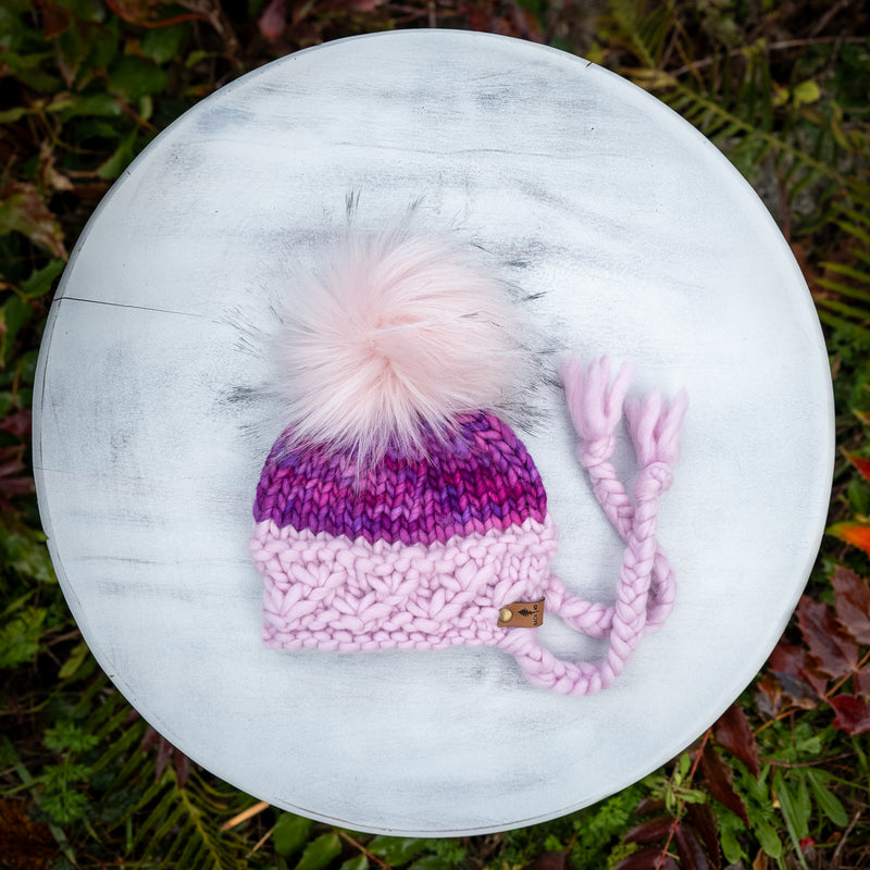 Luxe Line Crush Chapeau (Pink/Baya) | 0-3+ months