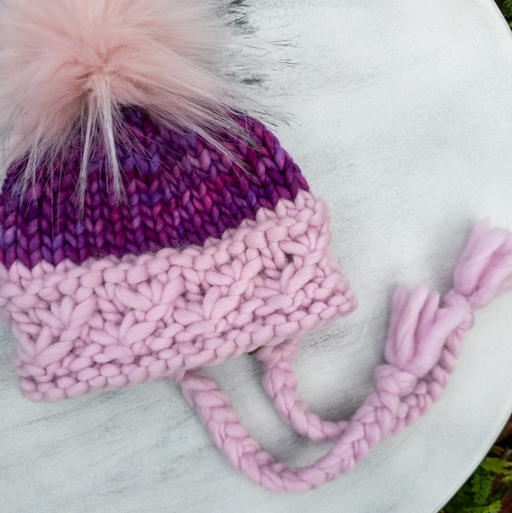 Luxe Line Crush Chapeau (Pink/Baya) | 0-3+ months