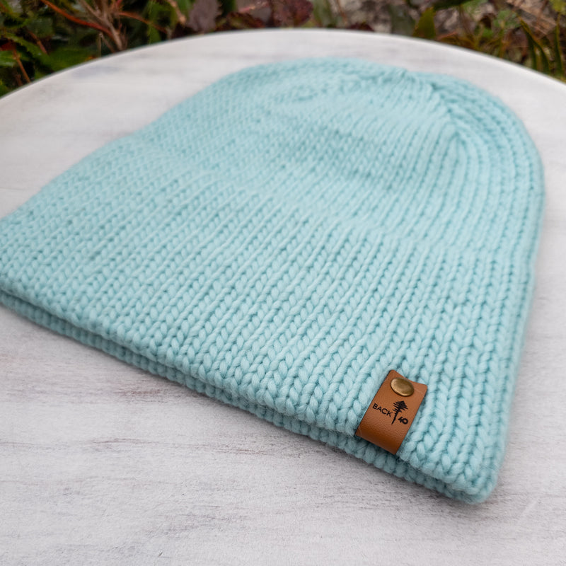 Luxe Line Jake Beanie (Aquamarine) | Adult
