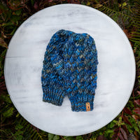 Luxe Line Toque/Mitten Set (Verdeazul) | Adult