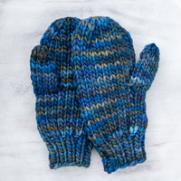 Luxe Line Toque/Mitten Set (Verdeazul) | Adult