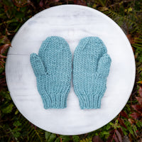 Luxe Line Mittens (Seafoam) | Adult O/S