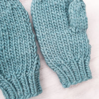 Luxe Line Mittens (Seafoam) | Adult O/S