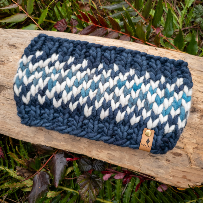 Luxe Line Cascadia Headband | Navy/Persia