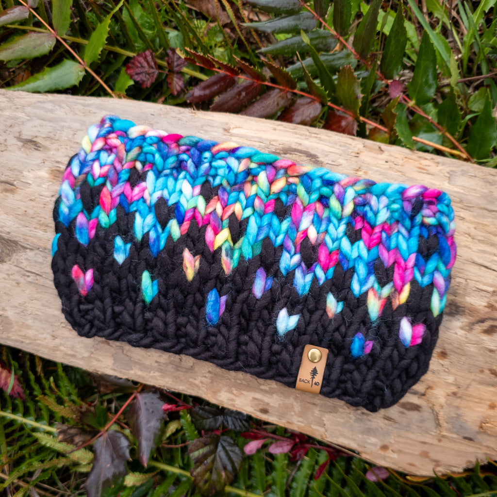 Luxe Line Primaveral Headband | Black/Sweet Emotion