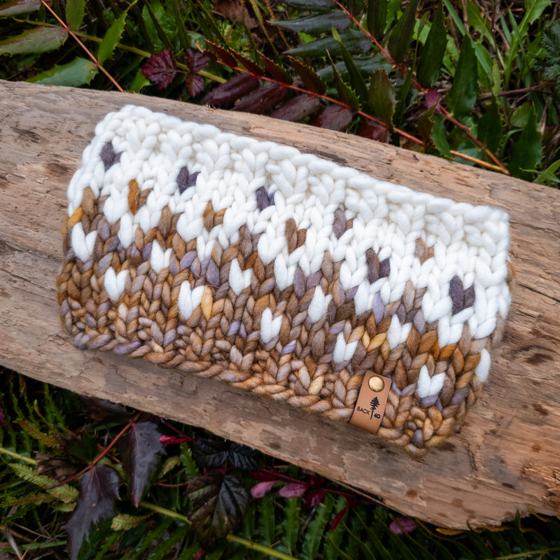 Luxe Line Primaveral Headband | Laguna Negra/Ivory