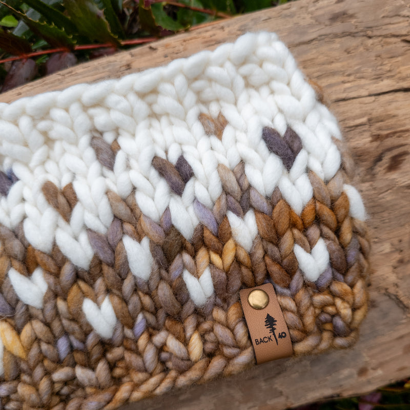 Luxe Line Primaveral Headband | Laguna Negra/Ivory