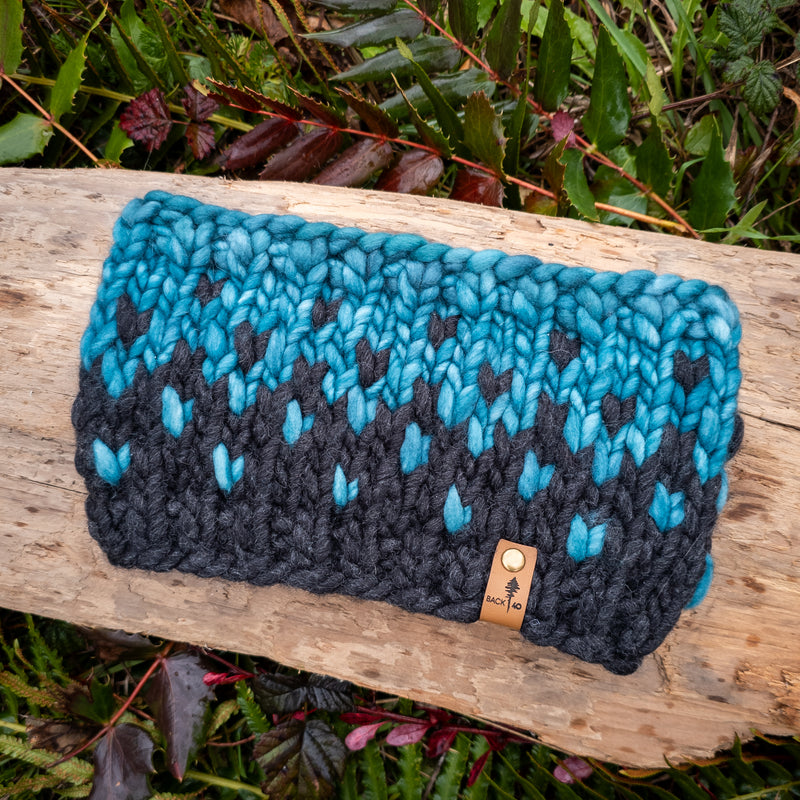 Luxe Line Primaveral Headband | Charcoal/Reflecting Pool