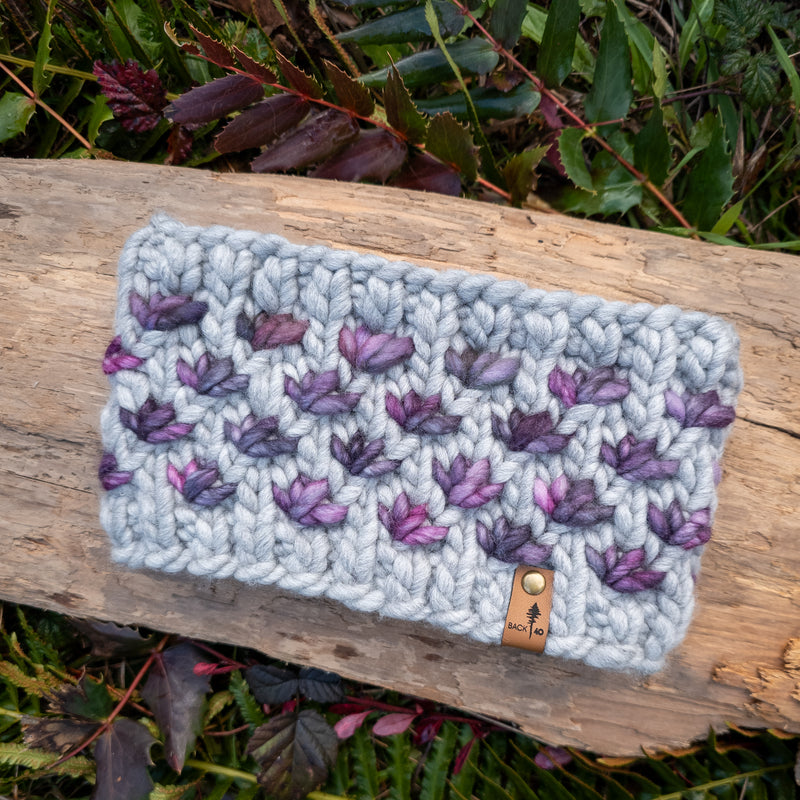 Luxe Line Lotus Flower Headband | Silver