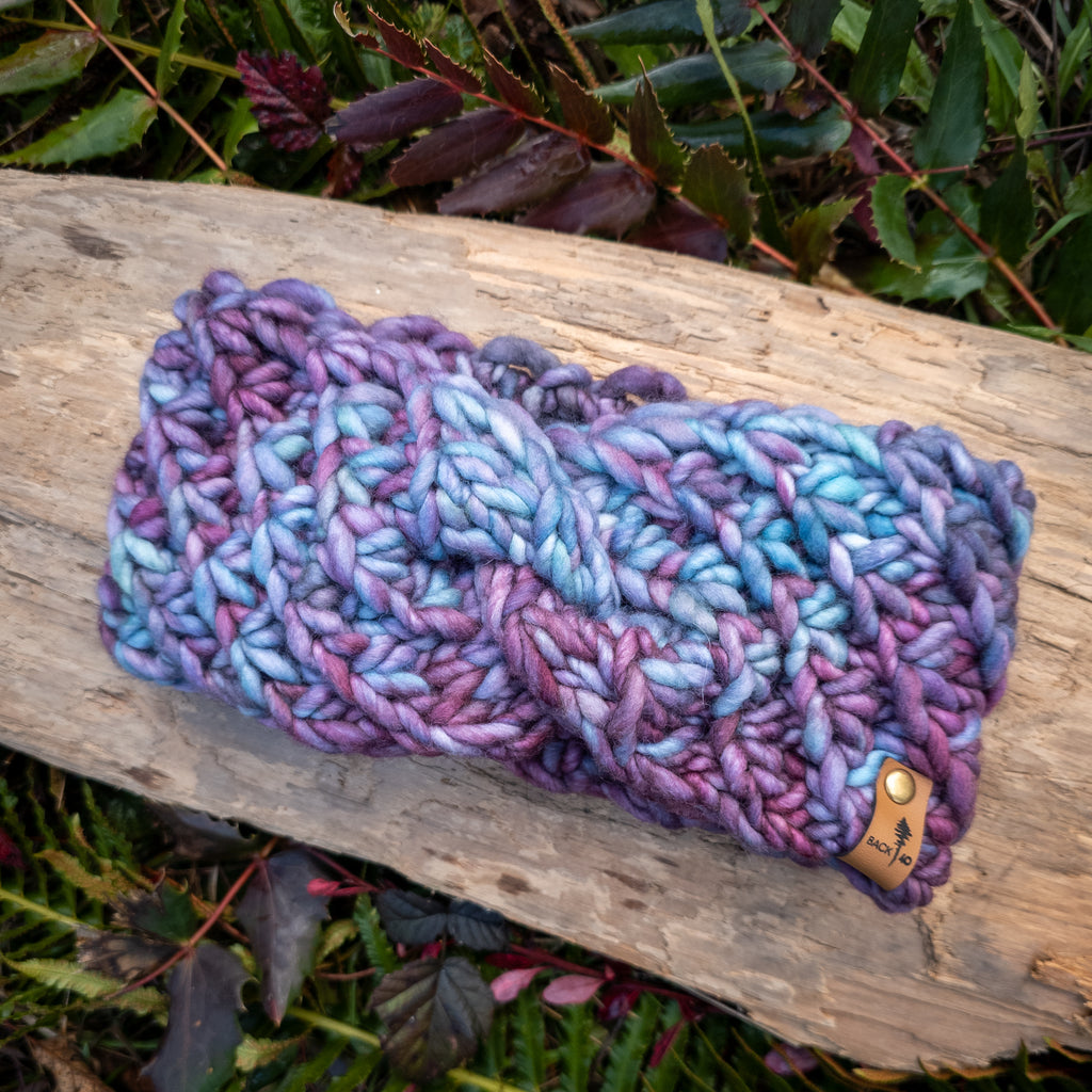 Luxe Line Crush Twist Headband | Lotus