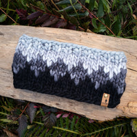 Luxe Line Ombre Headband | Black/Charcoal