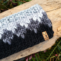 Luxe Line Ombre Headband | Black/Charcoal