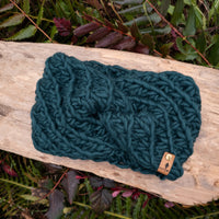 Luxe Line Crush Twist Headband | Forest Green