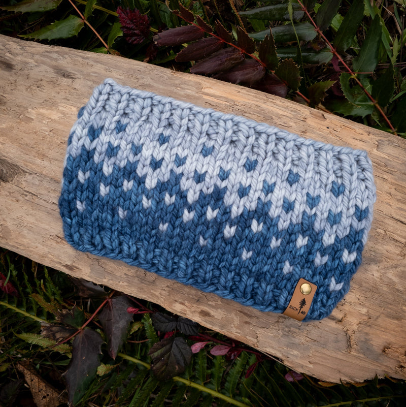 Luxe Line Primaveral Headband | Stone Blue/Polar Morn