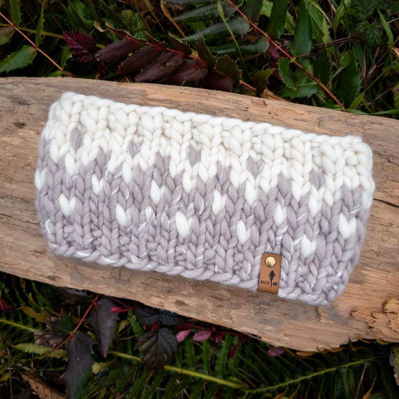 Luxe Line Primaveral Headband | Spotted Taupe/Ivory