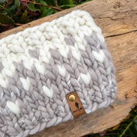 Luxe Line Primaveral Headband | Spotted Taupe/Ivory