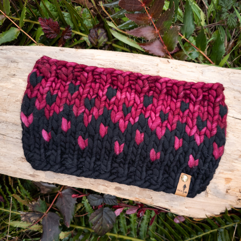 Luxe Line Primaveral Headband | Black/Red