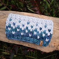 Luxe Line Primaveral Headband | Azules/Cape Cod Grey