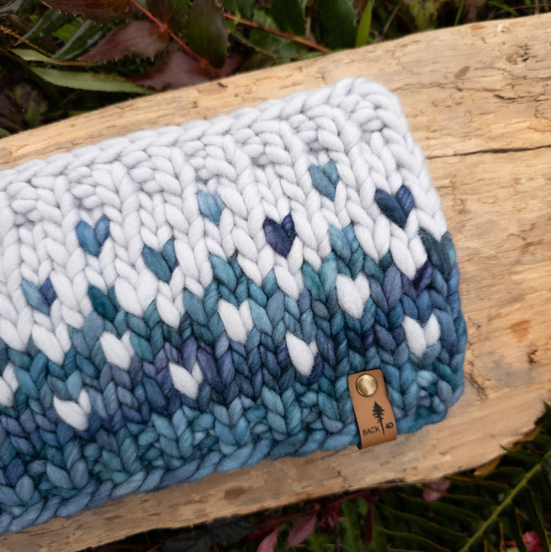 Luxe Line Primaveral Headband | Azules/Cape Cod Grey