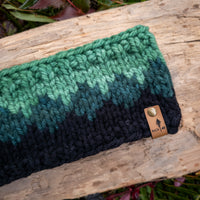 Luxe Line Ombre Headband | Black/Green