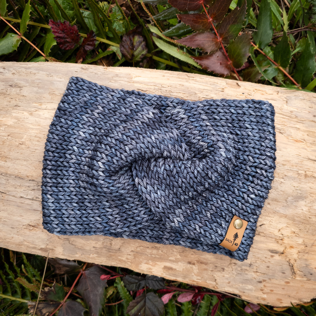 Luxe Line Twist Headband | Cirrus Grey