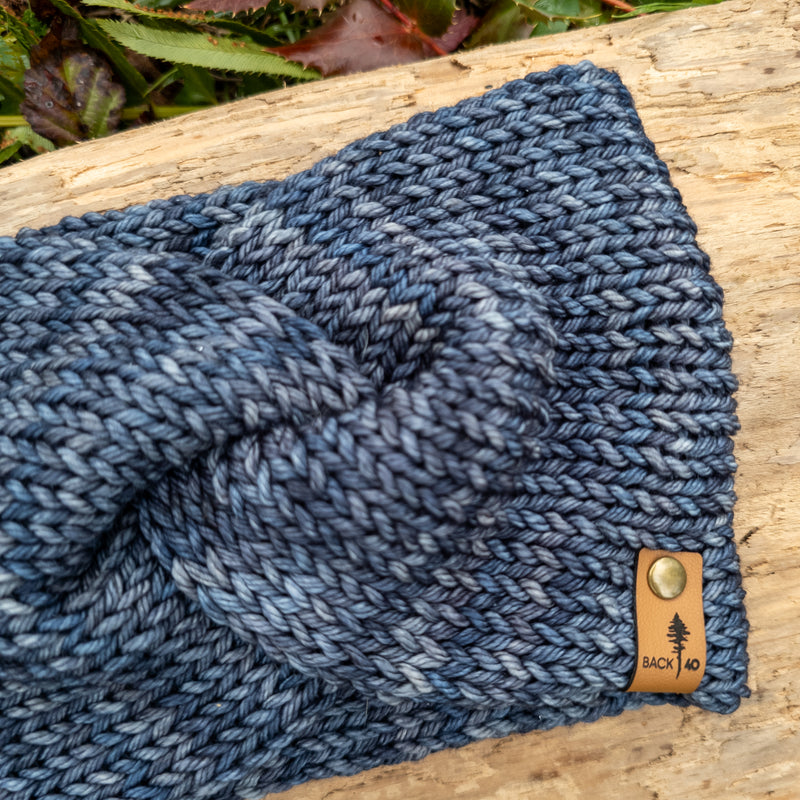 Luxe Line Twist Headband | Cirrus Grey