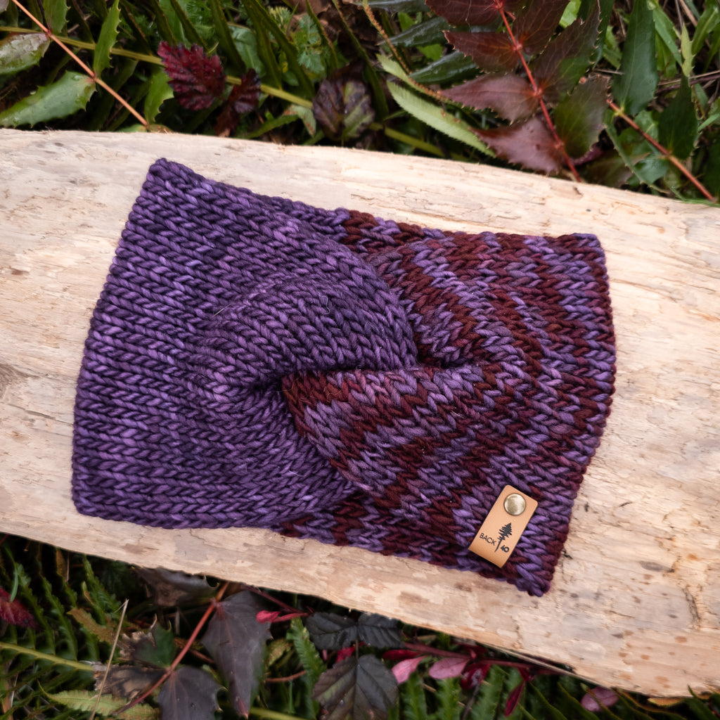 Luxe Line Twist Headband | Purples