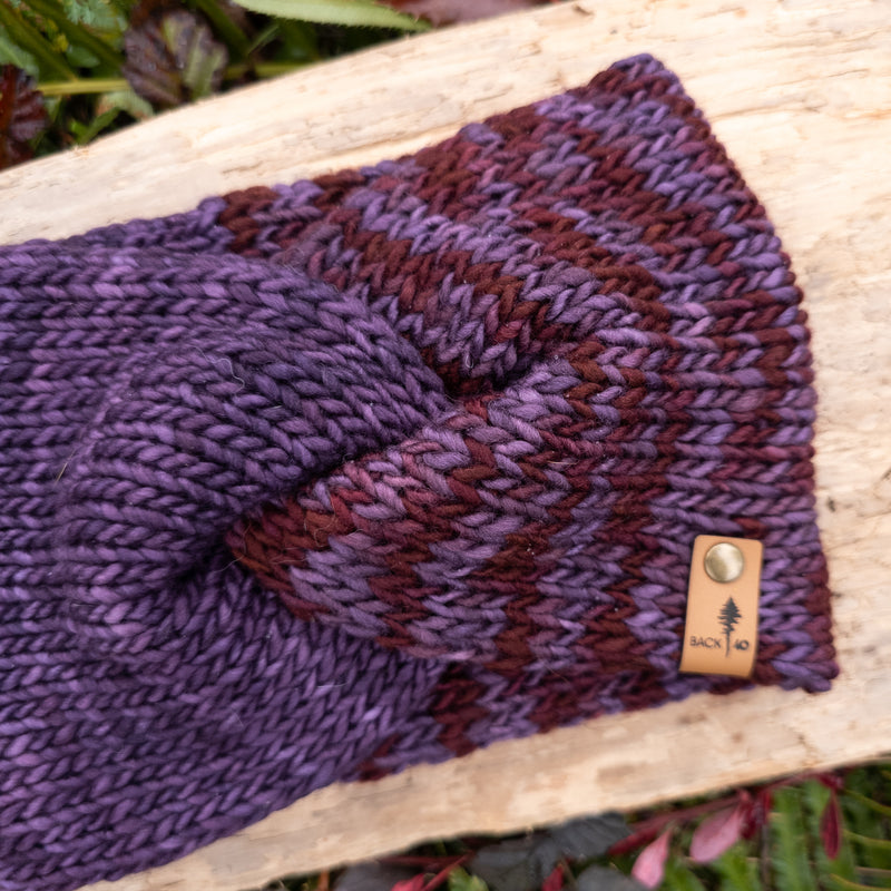 Luxe Line Twist Headband | Purples