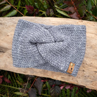 Luxe Line Twist Headband | Grey Frost