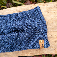 Luxe Line Twist Headband | Blue Jean