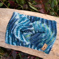 Luxe Line Twist Headband | Aqua