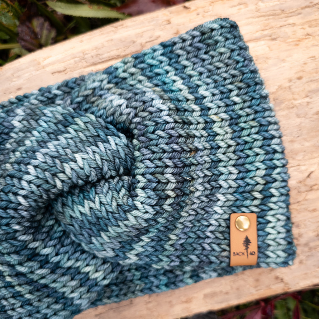 Luxe Line Twist Headband | Aquas