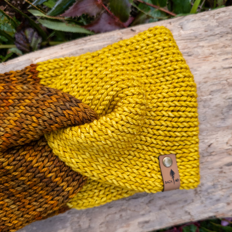 Luxe Line Twist Headband | Glitter/Frank Ochre