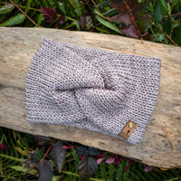 Luxe Line Twist Headband | Simple Taupe