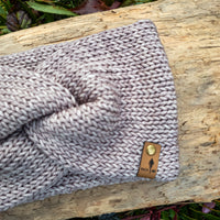 Luxe Line Twist Headband | Simple Taupe