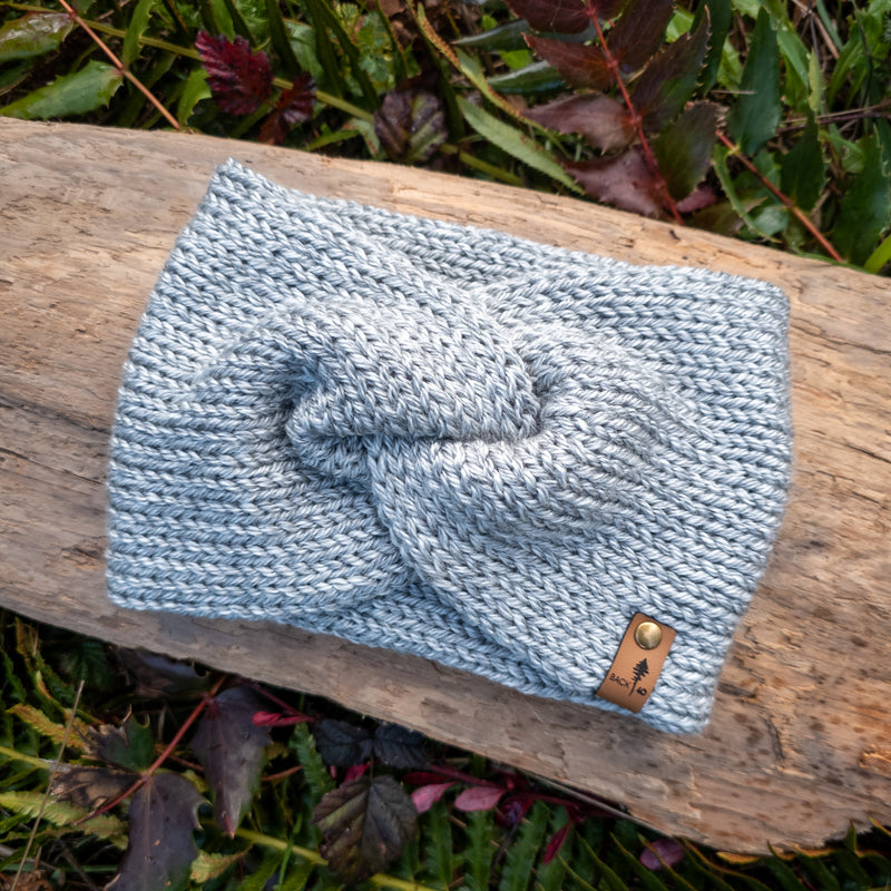 Classic Line Twist Headband | Silver