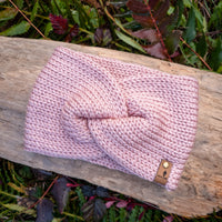 Classic Line Twist Headband | Blush