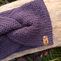 Classic Line Twist Headband | Grape