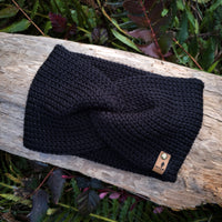 Classic Line Twist Headband | Black