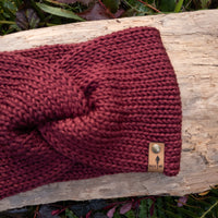 Classic Line Twist Headband | Rust