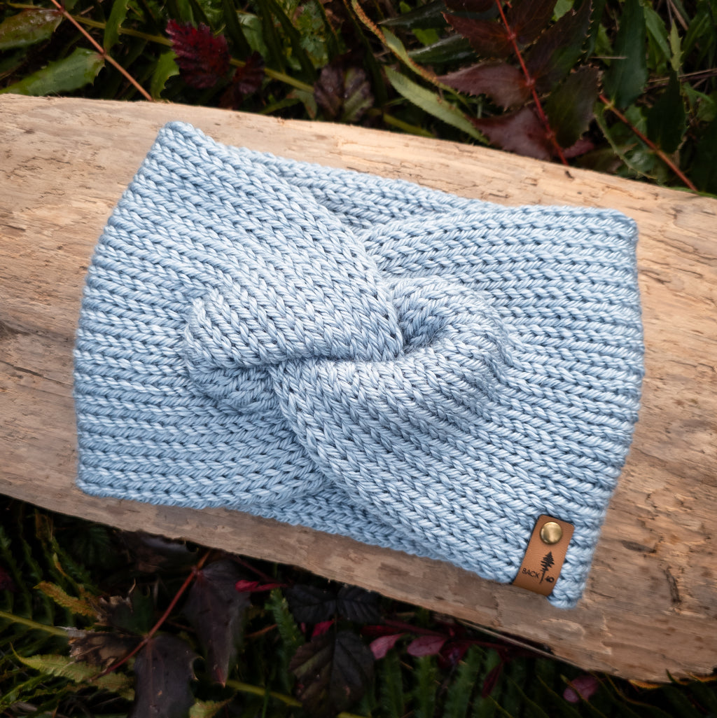 Classic Line Twist Headband | Powder Blue