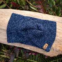 Classic Line Twist Headband | Blue Jeans